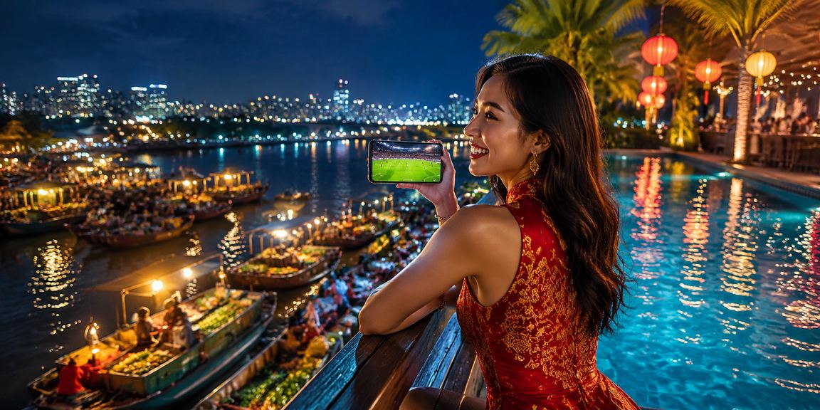 Người dùng Cần Thơ tụ họp theo dõi trận bóng đá và đặt cược trong không khí lễ hội sôi động